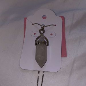 Smokey grey necklace